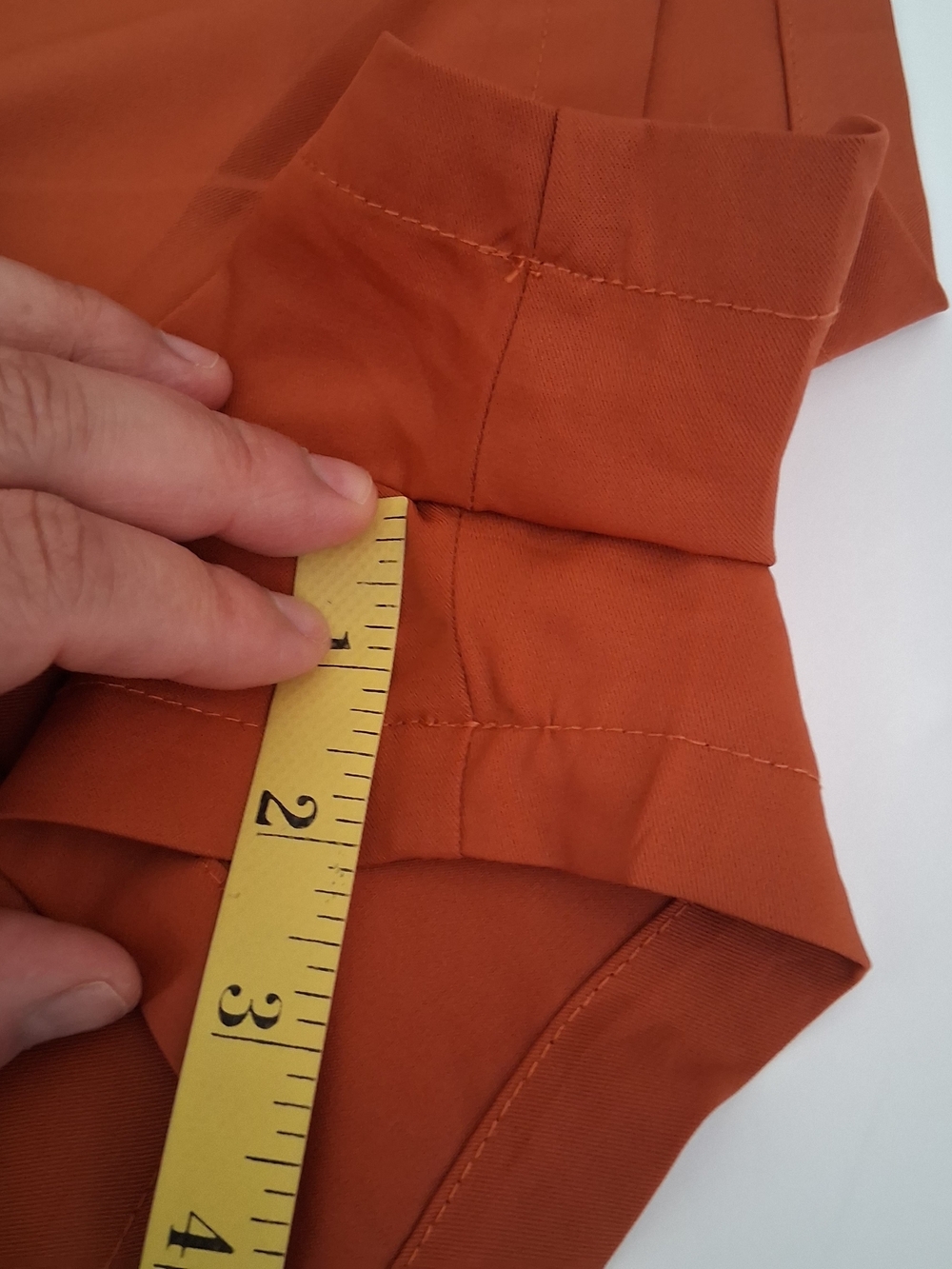 Boohoo Women's Rust Lace-Up High Waist Short Size 18 - Picture 10 of 10